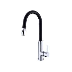 Nero Pearl Pull Out Sink Mixer With Vegie Spray Function Matte Black | NR231708MB