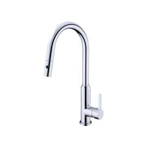 Nero Pearl Pull Out Sink Mixer With Vegie Spray Function Chrome | NR231708CH