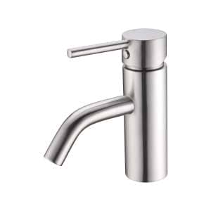 Nero Dolce Basin Mixer Stylish Spout Brushed Nickel | NR250802aBN