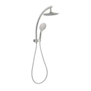 Nero Dolce 2 In 1 Twin Shower Brushed Nickel | NR280705fBN