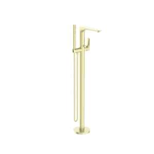 Nero Bianca Freestanding Bath Mixer With Hand Shower Brushed Gold | NR321503aBG
