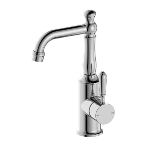 Nero York Basin Mixer With Metal Lever Chrome | NR69210102CH
