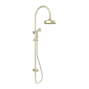Nero York Twin Shower With Metal Hand Shower Aged Brass | NR69210502AB
