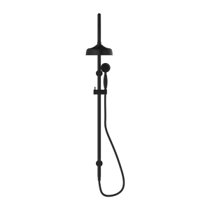 Nero York Twin Shower With Metal Hand Shower Matte Black | NR69210502MB