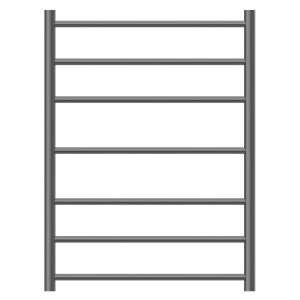 Nero Heated Towel Ladder Graphite | NR190002HGR