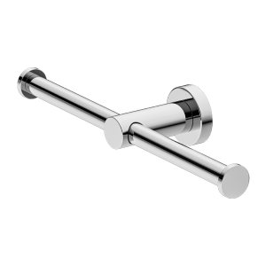 Nero Mecca Double Toilet Roll Holder Chrome | NR1986dCH