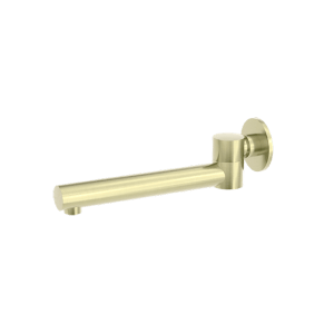 Nero Dolce Wall Mounted Swivel Bath Spout Only Brushed Gold | NR202BG