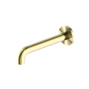 Nero Mecca Basin/Bath Spout Only 260mm Brushed Gold | NR221903C260BG