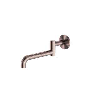 Nero Mecca Wall Mounted Swivel Basin/Bath Spout Only 225mm Brushed Bronze | NR221903GBZ
