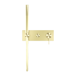 Nero Mecca Shower Mixer Divertor System Brushed Gold | NR221912EBG