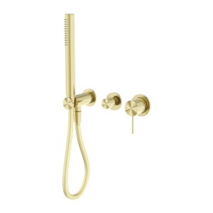 Nero Mecca Shower Mixer Divertor System Separate Back Plate Brushed Gold | NR221912FBG