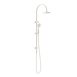 Nero Mecca Twin Shower With Air Shower Brushed Nickel | NR221905bBN