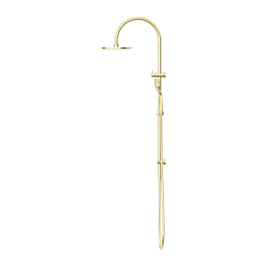 Nero Mecca Twin Shower With Air Shower Brushed Gold | NR221905bBG