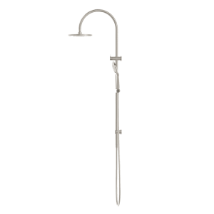 Nero Mecca Twin Shower With Air Shower Brushed Nickel | NR221905bBN