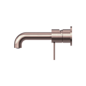Nero Mecca Wall Basin/Bath Mixer Separate Back Plate 120mm Brushed Bronze | NR221910C120BZ