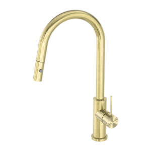 Nero Mecca Pull Out Sink Mixer With Vegie Spray Function Brushed Gold | NR221908BG