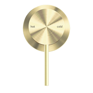 Nero Mecca Shower Mixer 60mm Plate Brushed Gold | NR221911HBG