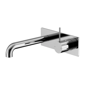 Nero Mecca Wall Basin/Bath Mixer Handle Up 230mm Chrome | NR221910B230CH