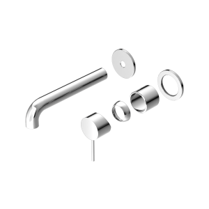 Nero Mecca Wall Basin/Bath Mixer Separate Back Plate 260mm Trim Kits Only Chrome | NR221910C260TCH