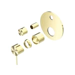 Nero Mecca Shower Mixer With Divertor Trim Kits Only Brushed Gold | NR221911ATBG