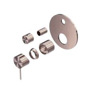 Nero Mecca Shower Mixer With Divertor Trim Kits Only Brushed Bronze | NR221911ATBZ