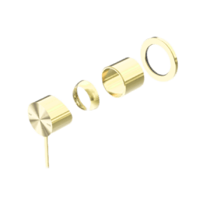 Nero Mecca Shower Mixer 60mm Plate Trim Kits Only Brushed Gold | NR221911HTBG