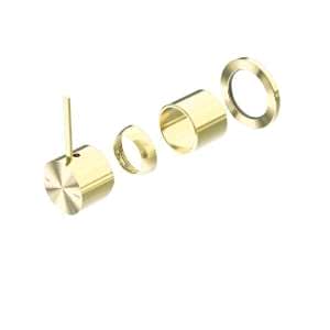 Nero Mecca Shower Mixer 60mm Handle Up Plate Trim Kits Only Brushed Gold | NR221911JTBG