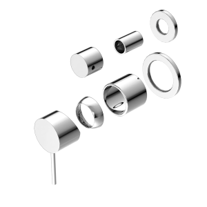 Nero Mecca Shower Mixer With Divertor Separate Back Plate Trim Kits Only Chrome | NR221911stCH