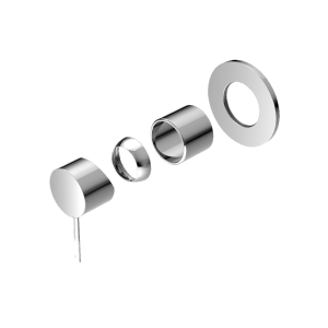 Nero Mecca Shower Mixer 80mm Plate Trim Kits Only Chrome | NR221911TCH