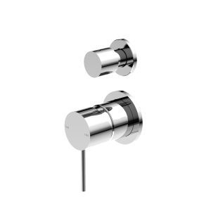 Nero Mecca Shower Mixer With Divertor Separate Back Plate Chrome | NR221911sCH