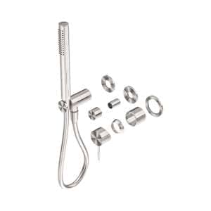 Nero Mecca Shower Mixer Divertor System Separate Back Plate Trim Kits Only Brushed Nickel | NR221912FTBN