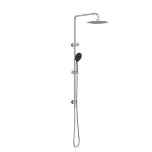 Nero Round Project Twin Shower 4 Star Rating Chrome | NR232105fCH
