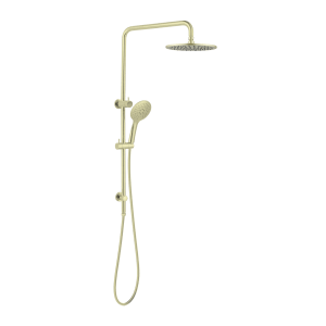 Nero Round Twin Shower Brushed Gold | NR250805aBG