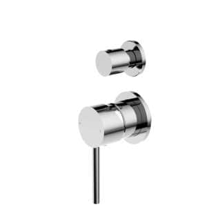 Nero Dolce Shower Mixer With Divertor Separate Back Plate Chrome | NR250811ECH