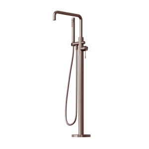 Nero Opal Freestanding Bath Mixer With Hand Shower Brushed Bronze | NR251903ABZ