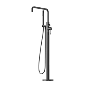 Nero Opal Freestanding Bath Mixer With Hand Shower Graphite | NR251903AGR