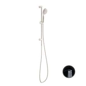 Nero Opal Shower Rail With Air Shower Brushed Nickel | NR251905aBN