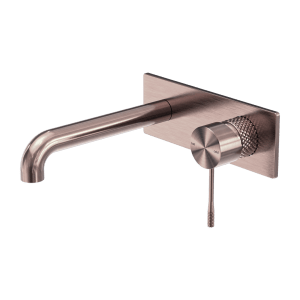 Nero Opal Wall Basin/Bath Mixer 120mm Brushed Bronze | NR251907A120BZ