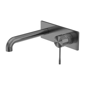 Nero Opal Wall Basin/Bath Mixer 160mm Graphite | NR251907A160GR