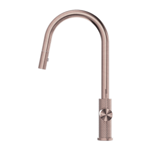 Nero Opal Pull Out Sink Mixer With Vegie Spray Function Brushed Bronze | NR251908BZ