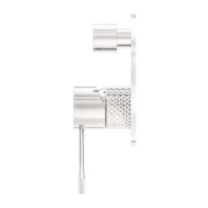 Nero Opal Shower Mixer With Divertor Brushed Nickel | NR251909aBN