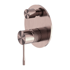 Nero Opal Shower Mixer With Divertor Brushed Bronze | NR251909aBZ