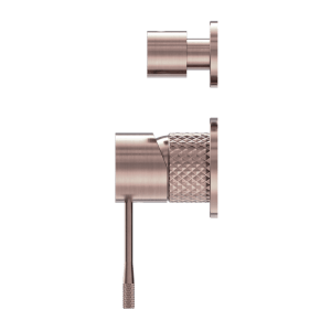 Nero Opal Shower Mixer With Divertor Separate Plate Brushed Bronze | NR251909eBZ