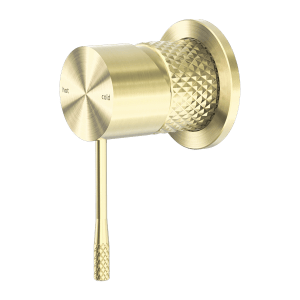 Nero Opal Shower Mixer 60mm Plate Brushed Gold | NR251909hBG