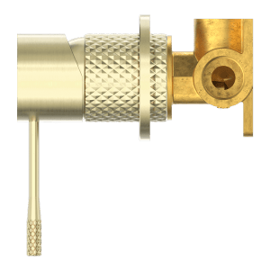 Nero Opal Shower Mixer 60mm Plate Brushed Gold | NR251909hBG