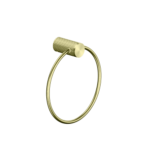 Nero Opal Towel Ring Brushed Gold | NR2580aBG