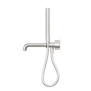 Nero Kara Progressive Shower System With Spout 230mm Brushed Nickel | NR271903a230BN