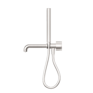 Nero Kara Progressive Shower System Separate Plate With Spout 230mm Brushed Nickel | NR271903b230BN