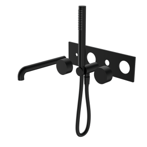 Nero Kara Progressive Shower System With Spout 230mm Trim Kits Only Matte Black | NR271903a230tMB