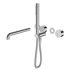 Nero Kara Progressive Shower System Separate Plate With Spout 230mm Trim Kits Only Chrome | NR271903b230tCH